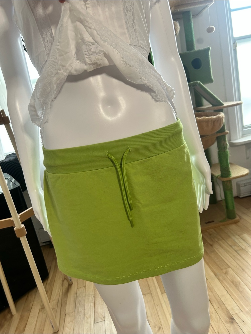 Mini Green Skirt